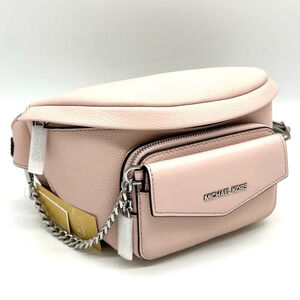 Michael Kors Maisie Large 2 in 1 Sling Pack Crossbody Bag Powder Blush